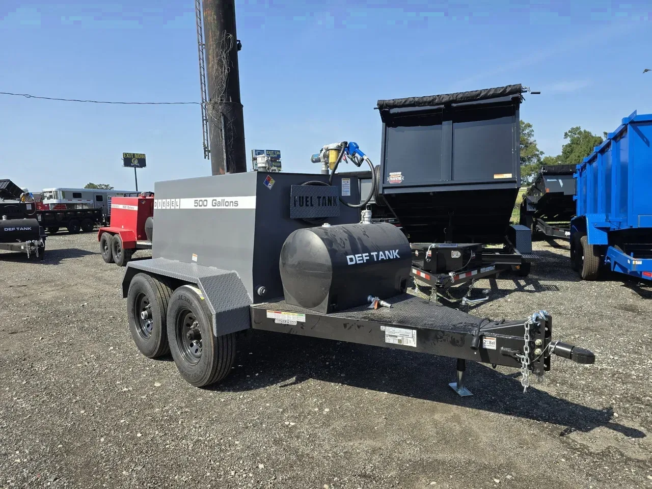 Fuel Trailer 2026 X9 Industrias American 500 gal fuel trailer -Fuel-500 grey-007566
