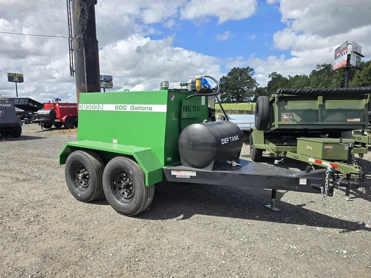 Fuel Trailer 2026 X9 Industrias American 500 gal fuel trailer -Fuel-500 green