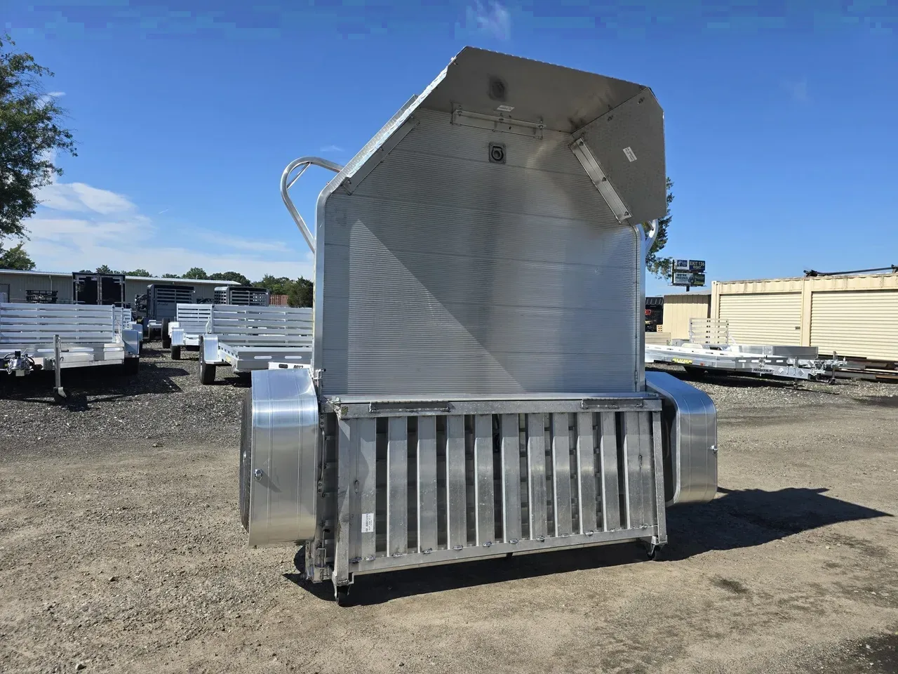 Aluminum 2027 5.75X10 Aluma MC2F Folding Double Aluminum Motorcycle Trailer -ALUMMC2F-316220 5.75 ft. x10 ft.
