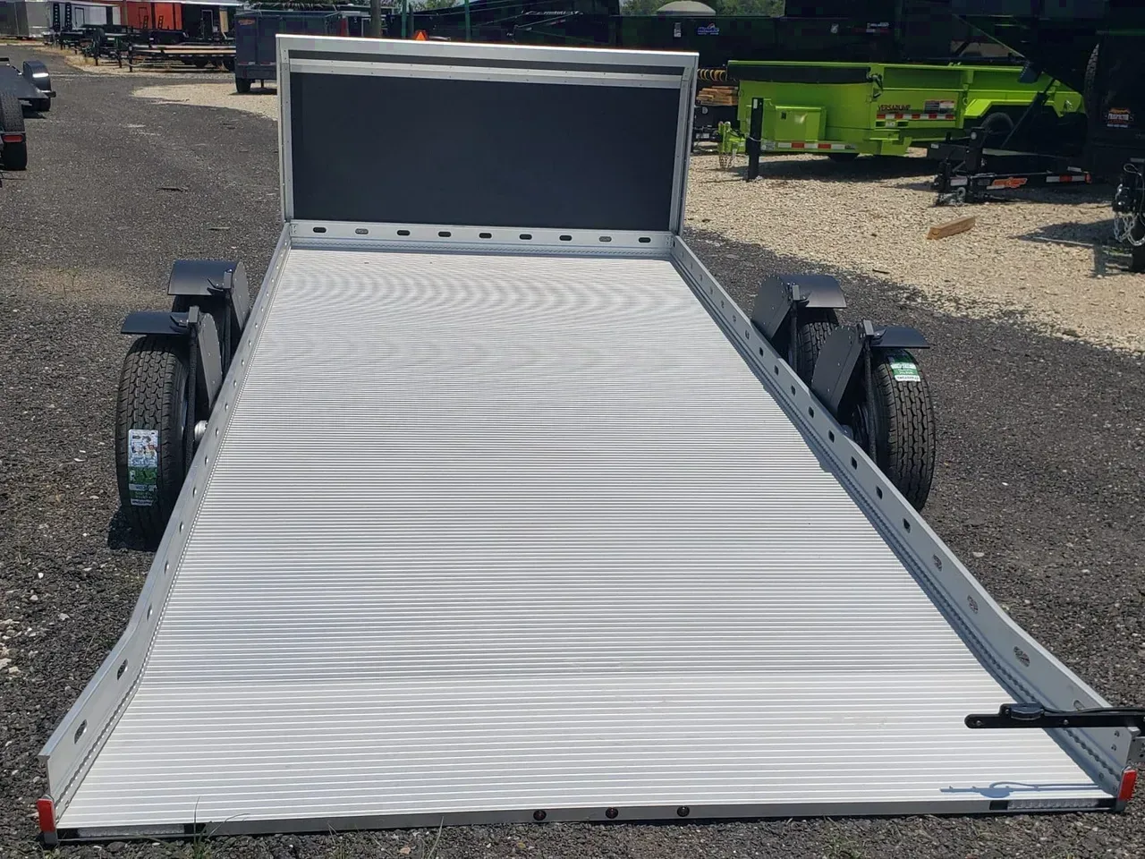 Aluminum 2026 7X19.67 Futura Trailers 7X20 PRO sport aluminum lowering car trailer -alum8220-FUTURA-PS198-004589 7 ft. x19.67 ft.