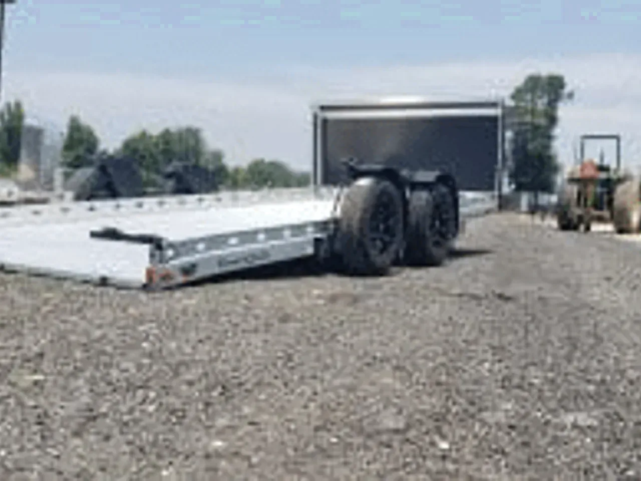 Aluminum 2026 7X19.67 Futura Trailers 7X20 PRO sport aluminum lowering car trailer -alum8220-FUTURA-PS198-004588 7 ft. x19.67 ft.