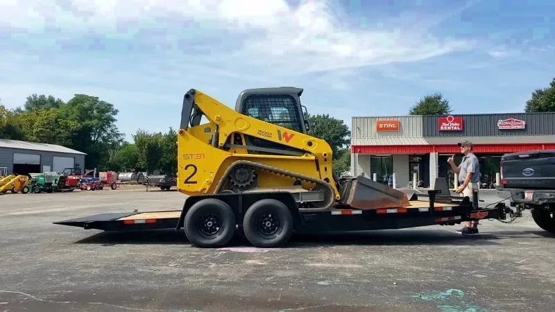82x20 14k Power Tilt steel Deck Equipment Trailer