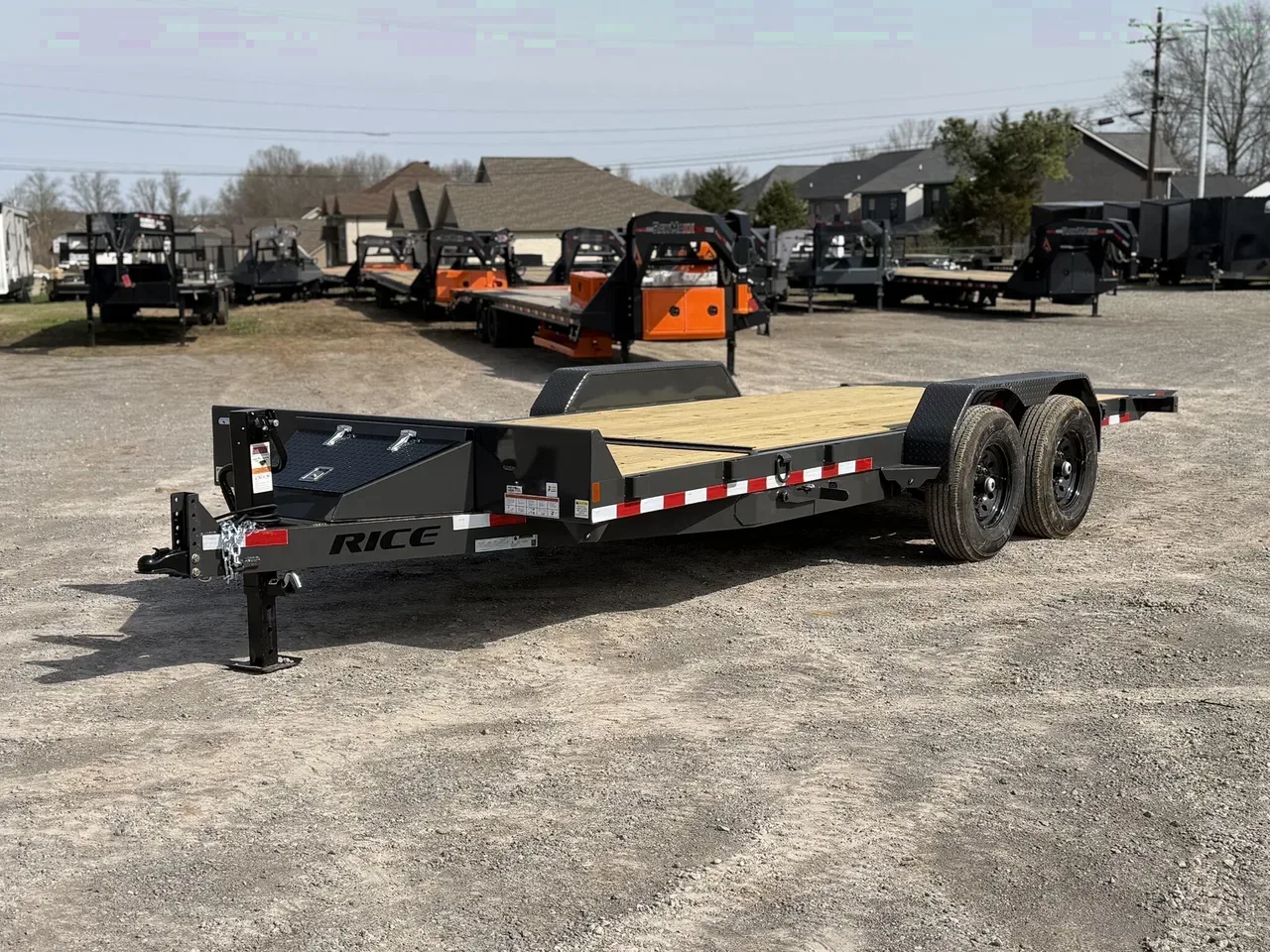 061137 - 2026 Rice Trailers 14k Partial Tilt 16+4 Tilt Deck Trailer