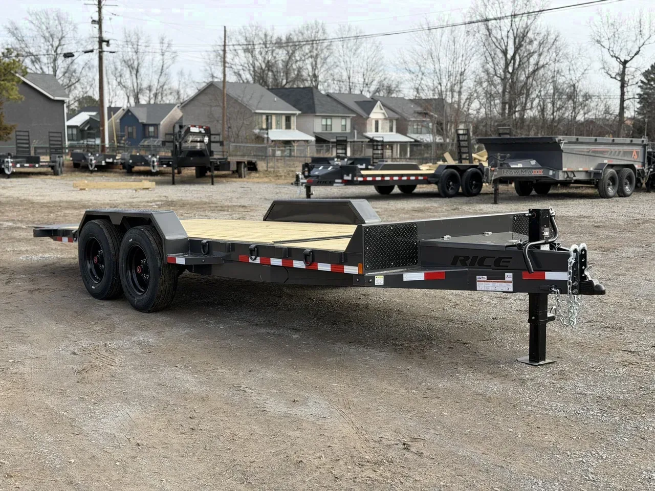 061149 - 2026 Rice Trailers 16+4 16k HD Split Tilt Tilt Deck Trailer