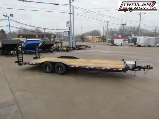 2025 7-Ton 18+2 Equipment Trailer 8.5x20 - Black