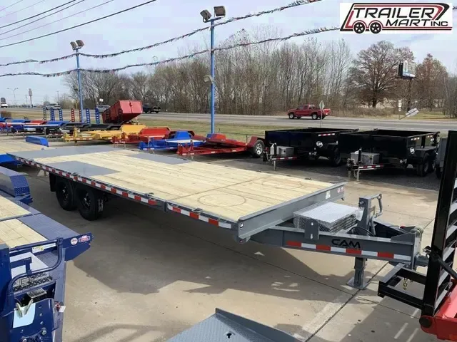 2025 7-Ton Deckover Split Tilt Equipment Trailer 8.5x24