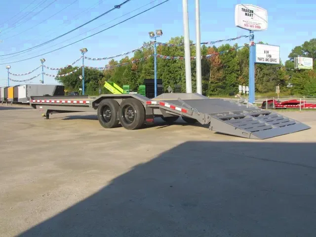 2025 Varies 8.5x24 Flatbed Equipment Trailer with Drive-Over Fenders