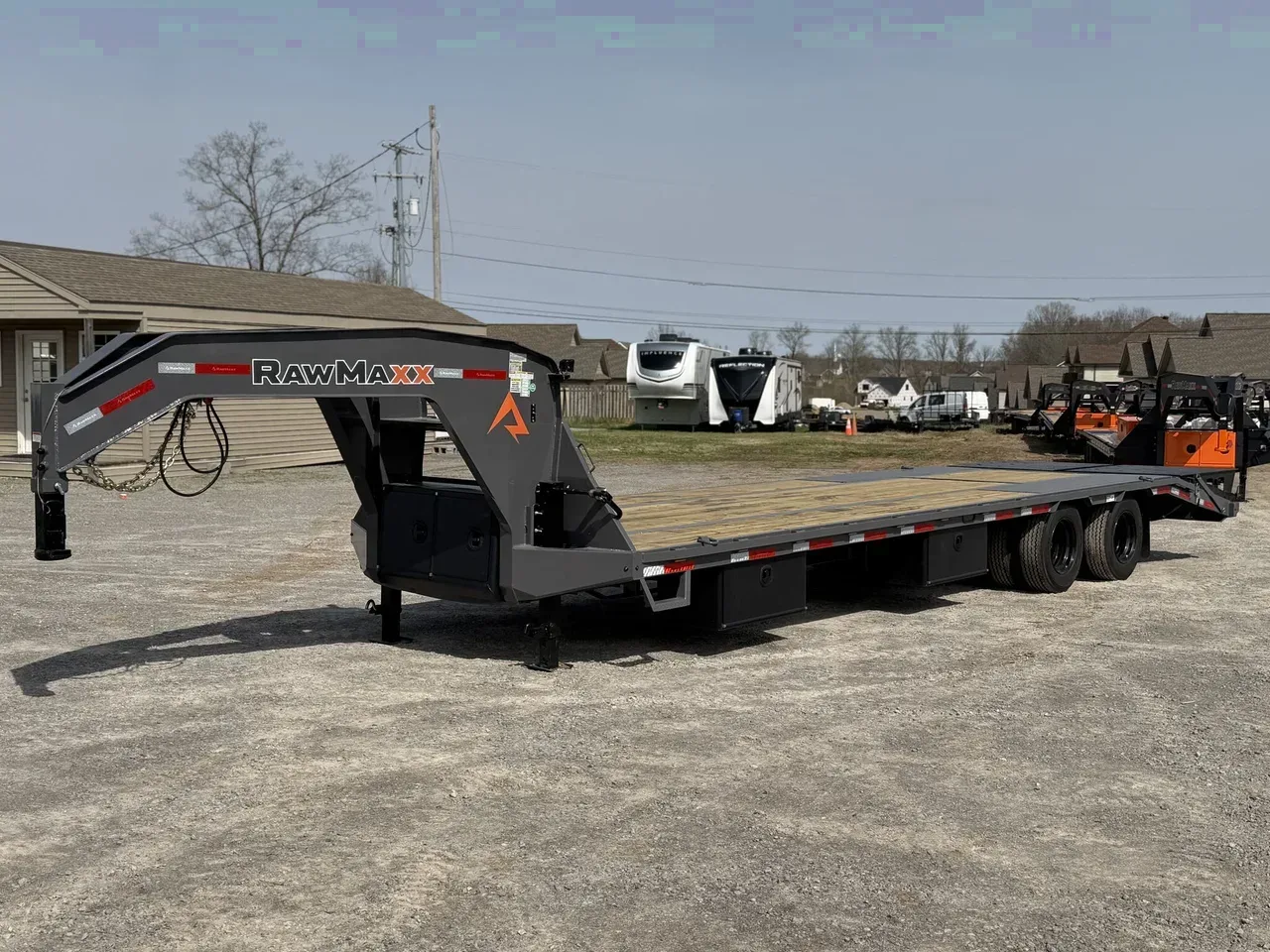 25PLUS5HOTSHOT - 2026 RawMaxx FDX Dual 25+5 25GN Series Hotshot Trailer