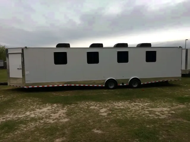 8.5X36 (8) BED BUNKHOUSE TRAILER WITH A/C AND MORE