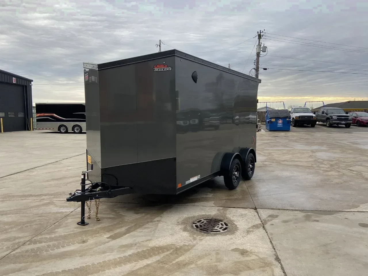 United UJ 14' Motorcycle Package Trailer