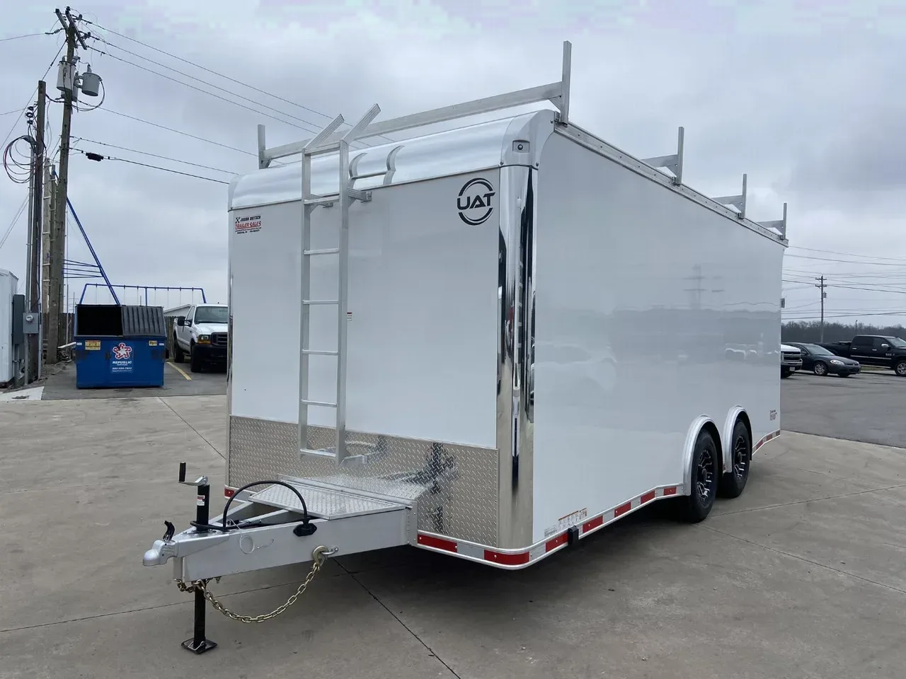 United UAT Aluminum 20' Tool Crib Trailer
