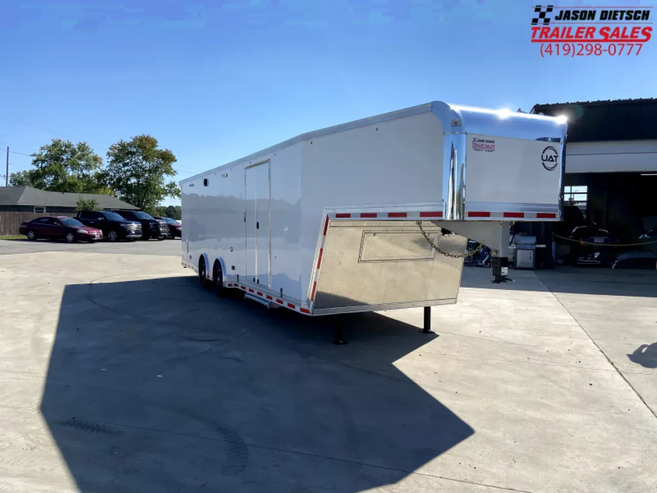 36' Aluminum Gooseneck Racing Trailer - United
