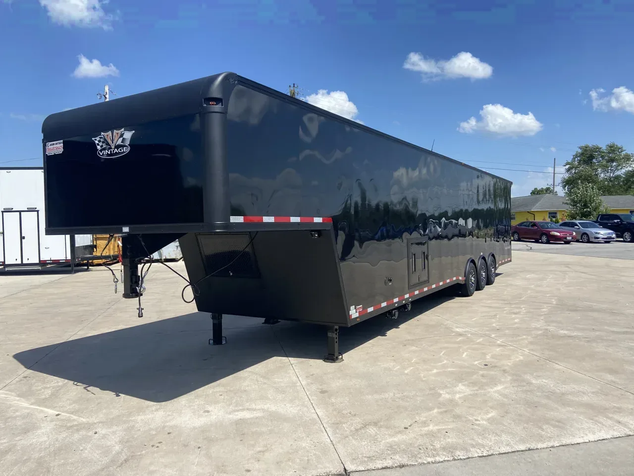 Vintage 44' Race Trailer With Bathroom