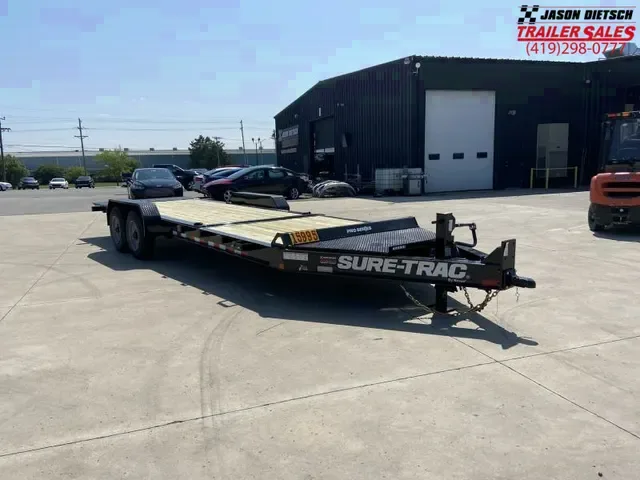 2025 Sure-Trac 7x16+6 Pro Series Partial Tilt Equipment Trailer