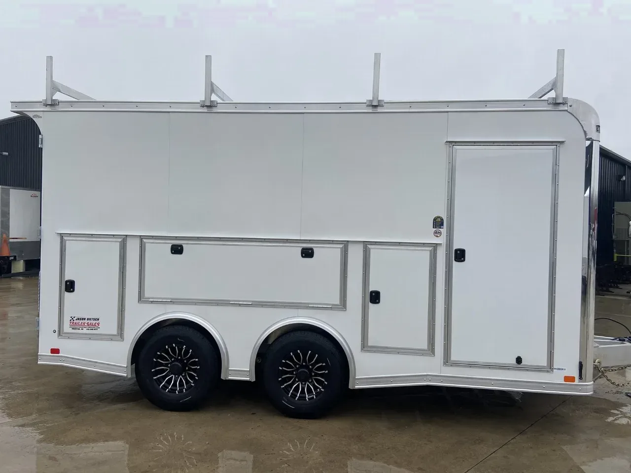 United UAT 8.5x16 Contract/Tool Crib Aluminum Trailer