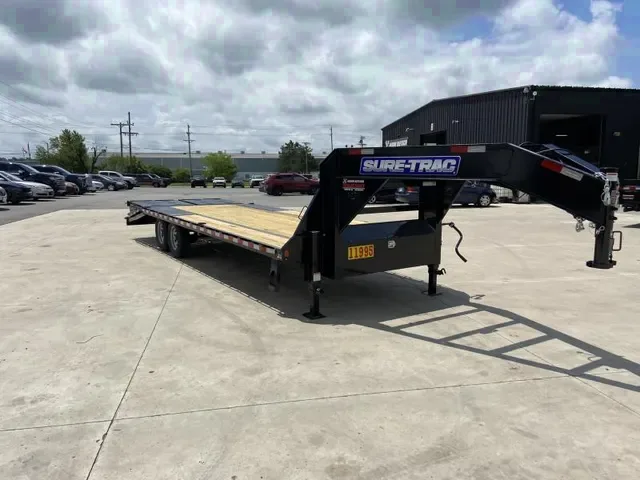 2025 Sure-Trac 8.5x20+5 HD Low Profile Gooseneck Beavertail Deckover