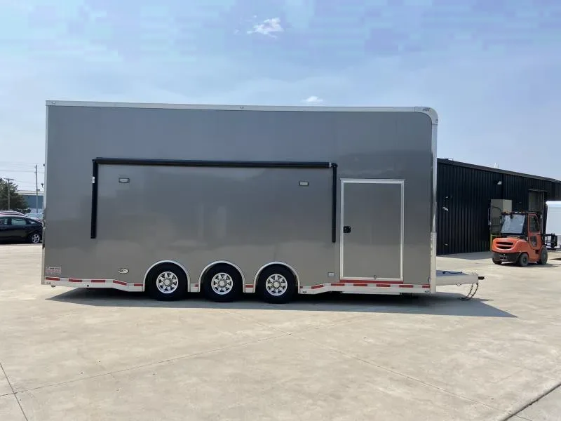 ATC 26' All Aluminum Stacker (Lift, Cabinets, Winch, Generator Compartment, Escape Door)