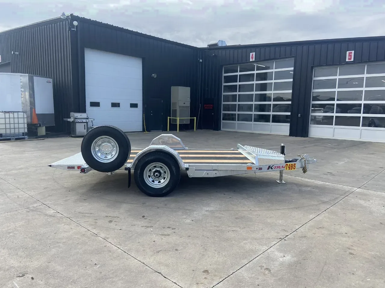 K-Trail 78"x12' Galvanized Tilt Trailer