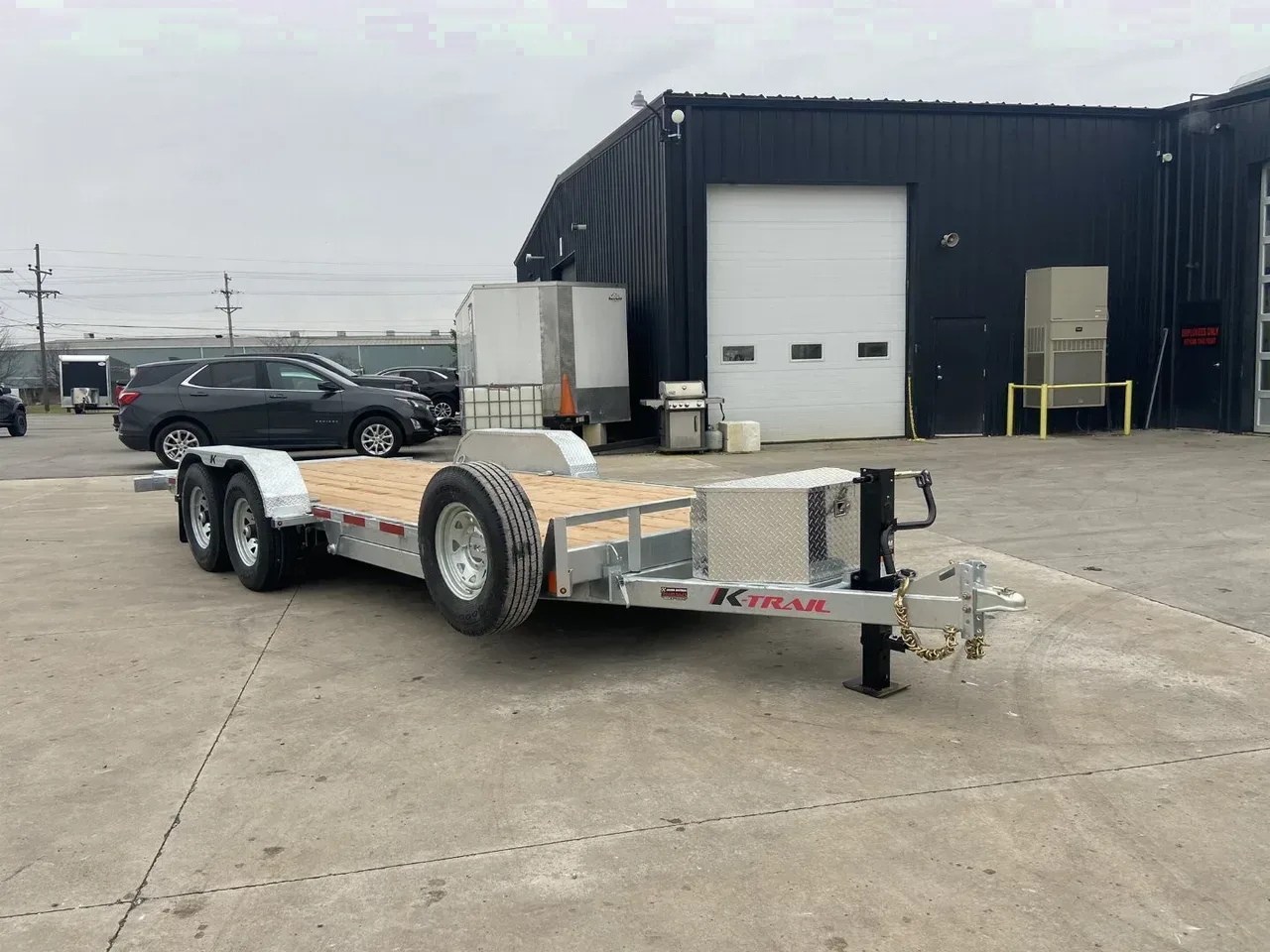 K-Trail 80"x20' Galvanized Power Tilt Trailer