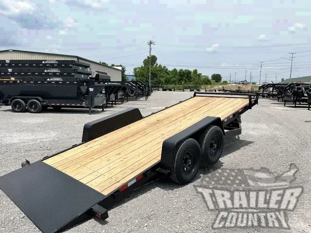 2026 Brand New 7' x 20' Heavy Duty Bumper Pull Wood Deck Tilt Trailer.