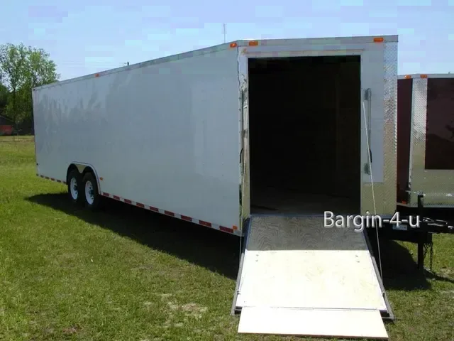 2026 NEW Freedom 8.5 x 24 Snowmobile Trlr w/ 60" Ramp in V-nose