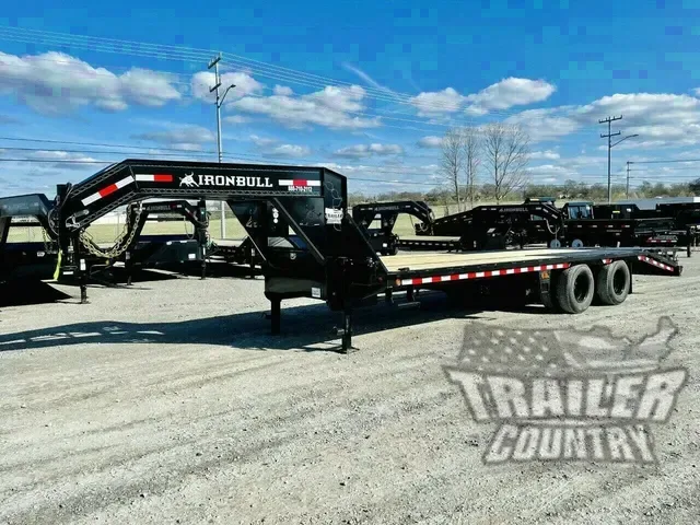 2026 NEW 8.5' x 25'Heavy Duty GN 12Ton Heavy Eq Hauler Deckover Trailer. Rampage Ramps