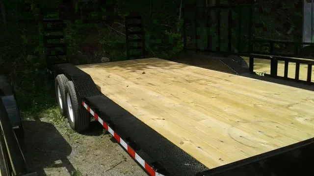 20ft Black Bumper Pull Equipment Trailer