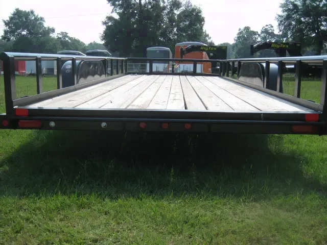 18ft Open Equipment Trailer-Straight Deck