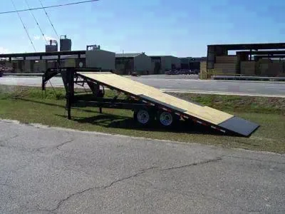 22FT GOOSENECK TILT BED EQUIPMENT TRAILER