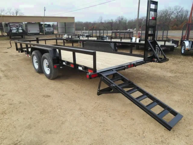 18FT  EQUIPMENT TRAILER W/5200LB AXLES