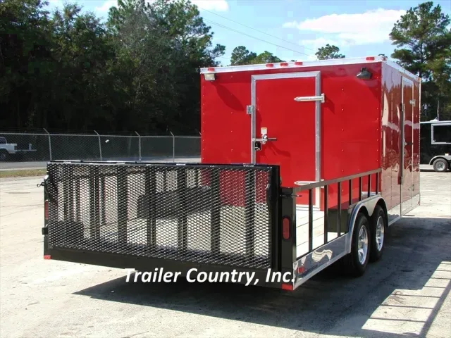 8.5x20 CUSTOM ENCLOSED CARGO + UTILITY TRAILER