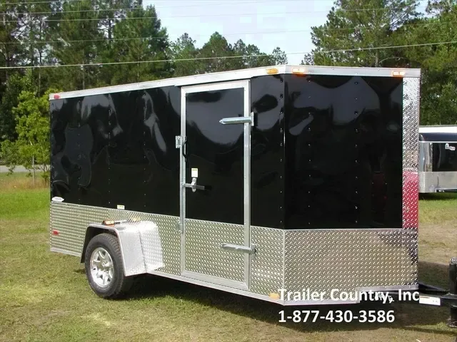2026 Brand New 6x12 Single Axle, MOTORCYCLE Trailer - Dexter axle, ATP, STAR MAG WHEELS