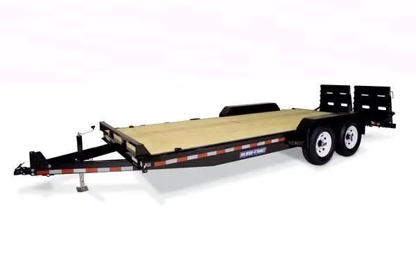 18ft Equipment Trailer w/Spring Assist Ramps