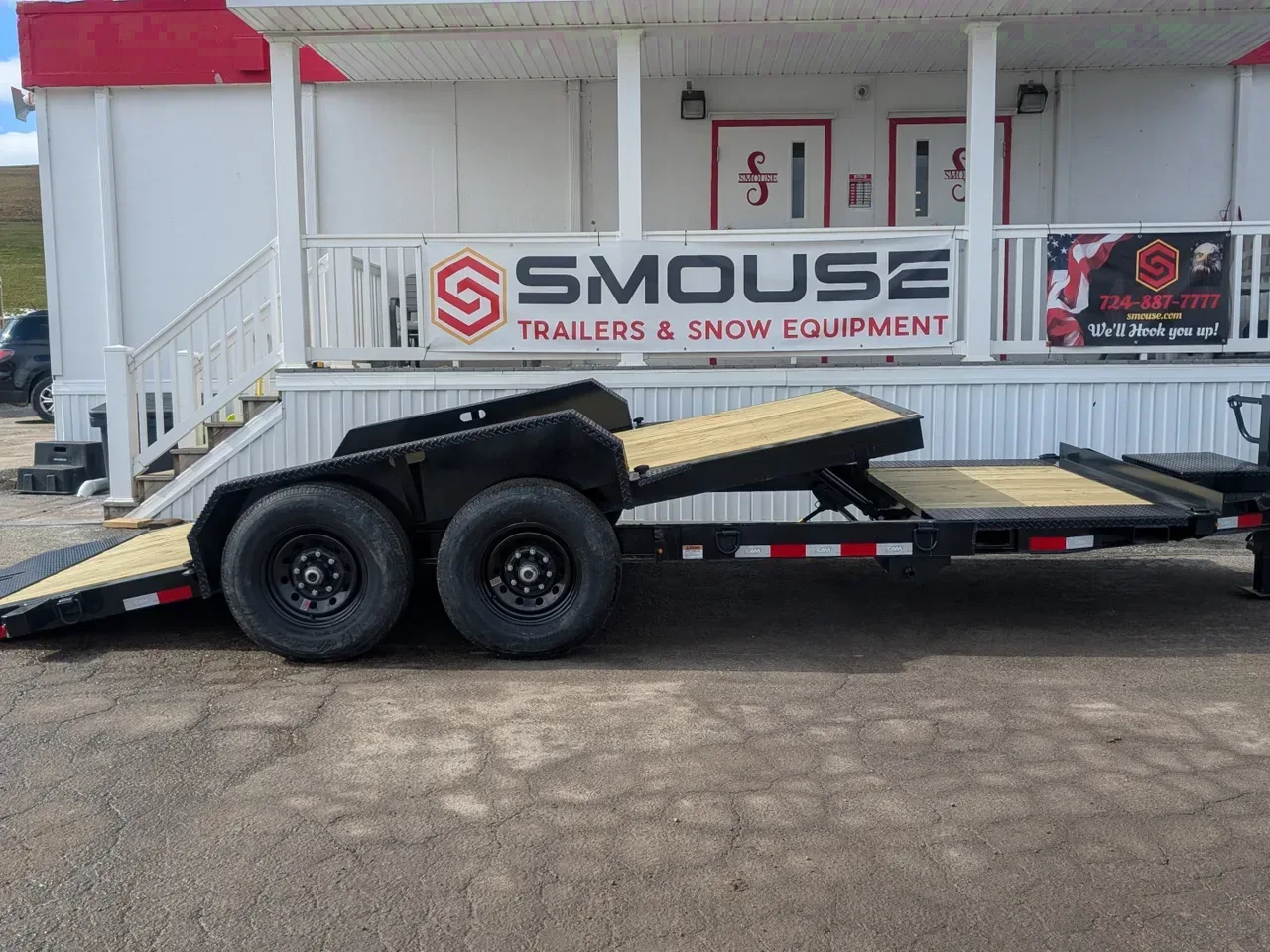 2026 CAM SUPERLINE 19' (4+15) XW Lo Pro Split Tilt Trailer