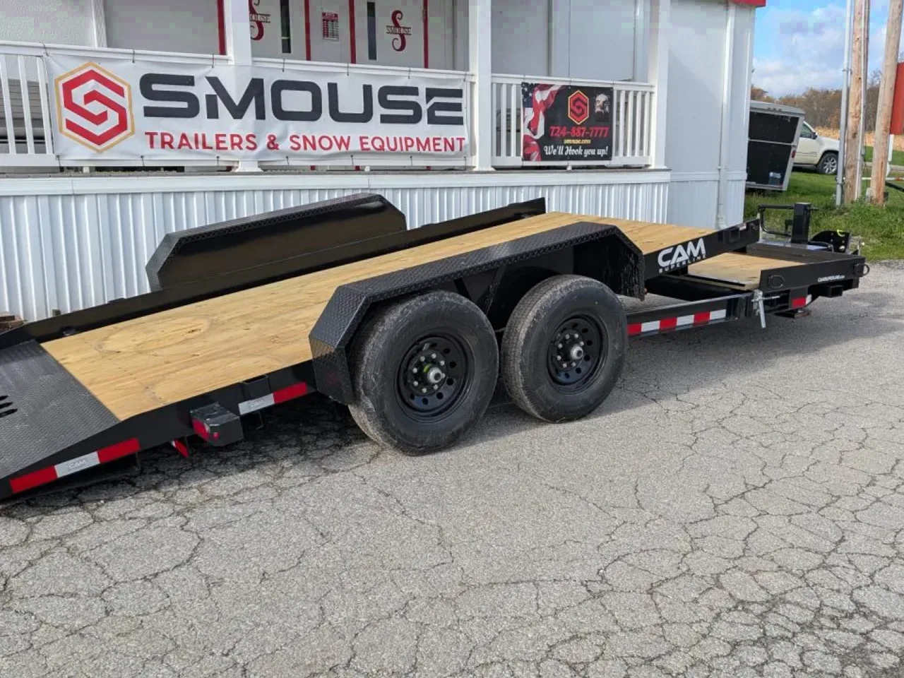 2026 CAM Superline 19' (4+15) Lo Pro Split Tilt Trailer