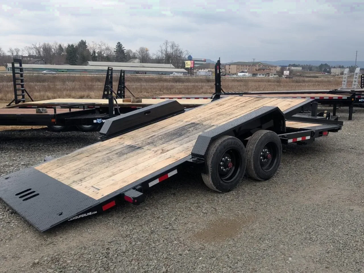 2027 CAM Superline 21' (5+16) HD XW Lo Pro Split Tilt Trailer (8K Axles)