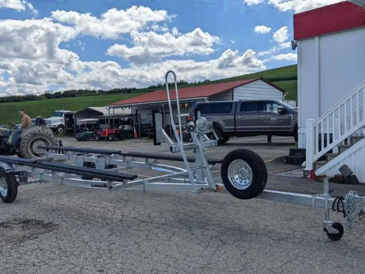 2026 Load Rite 22' to 24' Pontoon Boat Trailer w/ Mounted Spare