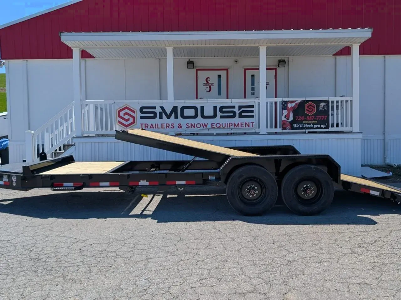 2027 CAM SUPERLINE 22' (4+18) HD "BEAST" Lo Pro Split Tilt Trailer (10K AXLES)