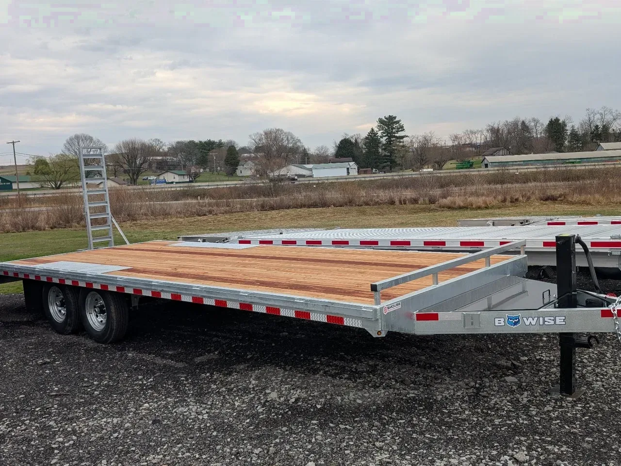 2026 BWise 20+4 HD GALVANIZED Deckover Tagalong w/ Stand Up Ramps