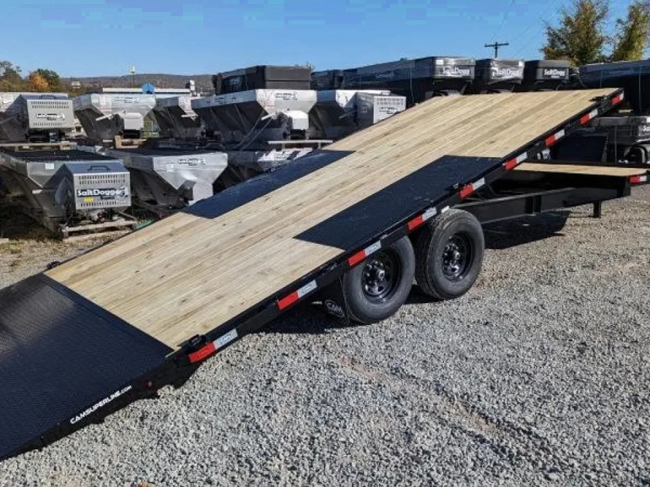 2026 CAM Superline 24' (4 + 20) HD Deckover POWER Split Tilt Trailer