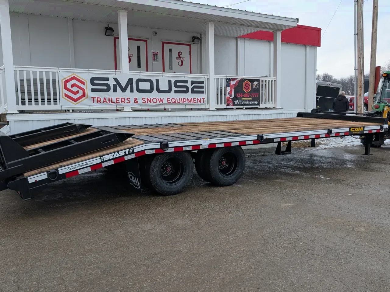 2026 CAM Superline 20+5 HD "BEAST" Deckover Tagalong w/ Electric Brakes