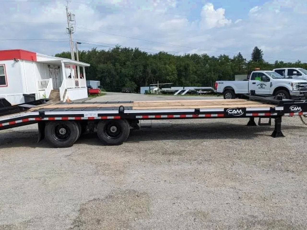 2026 CAM 20+5 HD "BEAST" Deckover Tagalong w/ Air Brakes & Wood Filled Bi-Directional SPRING Assist Ramps
