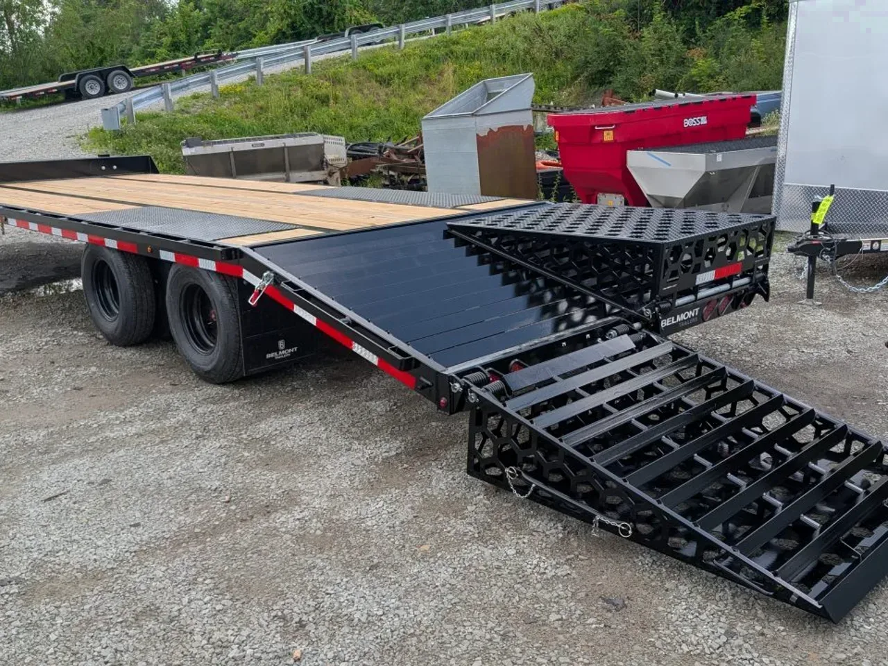 2026 Belmont 20+5 Tandem Dual Deckover Tagalong w/ Full Width Wedge Ramps