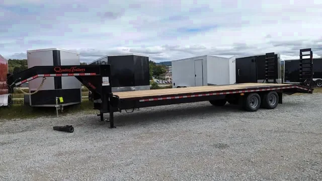 2025 Quality Cargo 30 ft HD PRO Deckover Gooseneck Trailer
