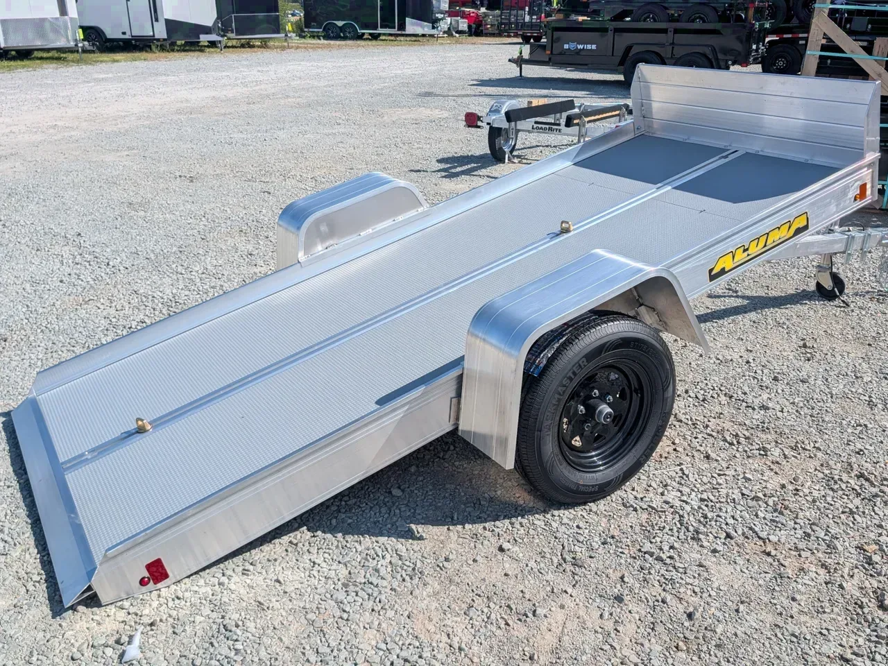 2026 Aluma 4'2" x 10 Tilt & GO Adventure Trailer (Snowmobiles, ATVs, Golf Carts!!!)