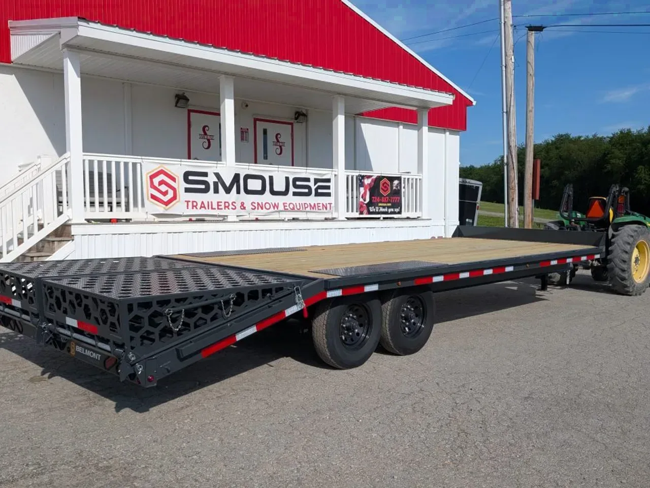 2026 Belmont 20+4 Deckover Tagalong w/ Full Width Wedge Ramps