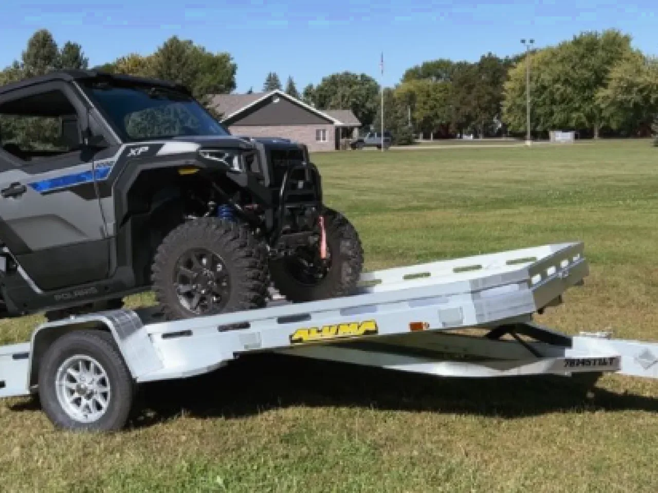 2026 Aluma 6'6" x 14' Single Axle Tilt Trailer