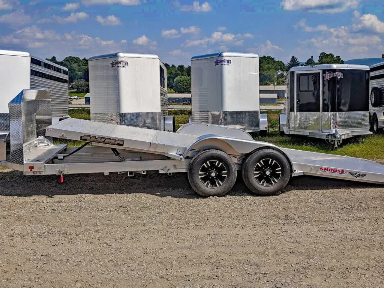 2027 Aluma 20' (20" Stationary + 20' Tilt) HD Tilt Trailer