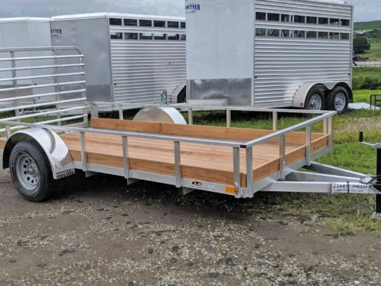 2027 Legend 6x10 Open Aluminum Low Side Trailer