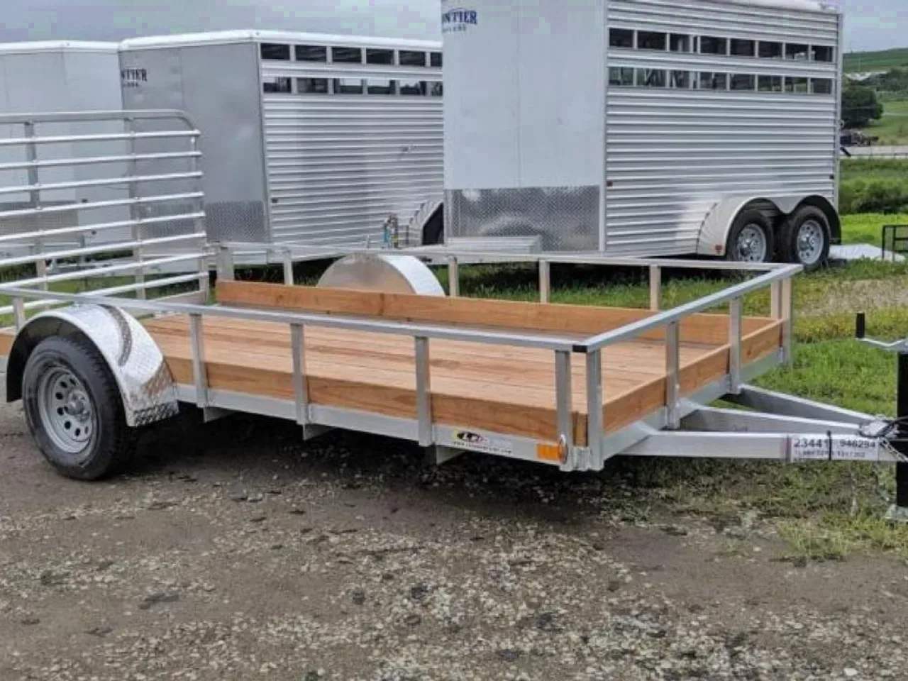 2027 Legend 6x10 Open Aluminum Low Side Trailer